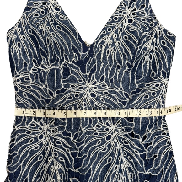 Antonio Melanie dress size 6 NWT Ethereal Elegance navy. Perfect! - Picture 9 of 11